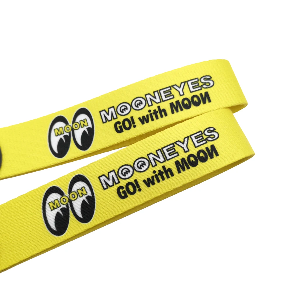 JDM Federclip Auto-Schlüsselanhänger Gelb MOONEYES Motorrad-Schlüsselring Persönlicher Modischer Stoff-Schlüsselanhänger JET-Tag Anhänger Zubehör – Detail 12