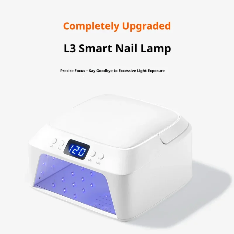 71 LEDs UV LED Nail Lamp 72W with Large Curing Space, Hand Pillow and Motion Sensor for Gel Polish Manicure Pedicure