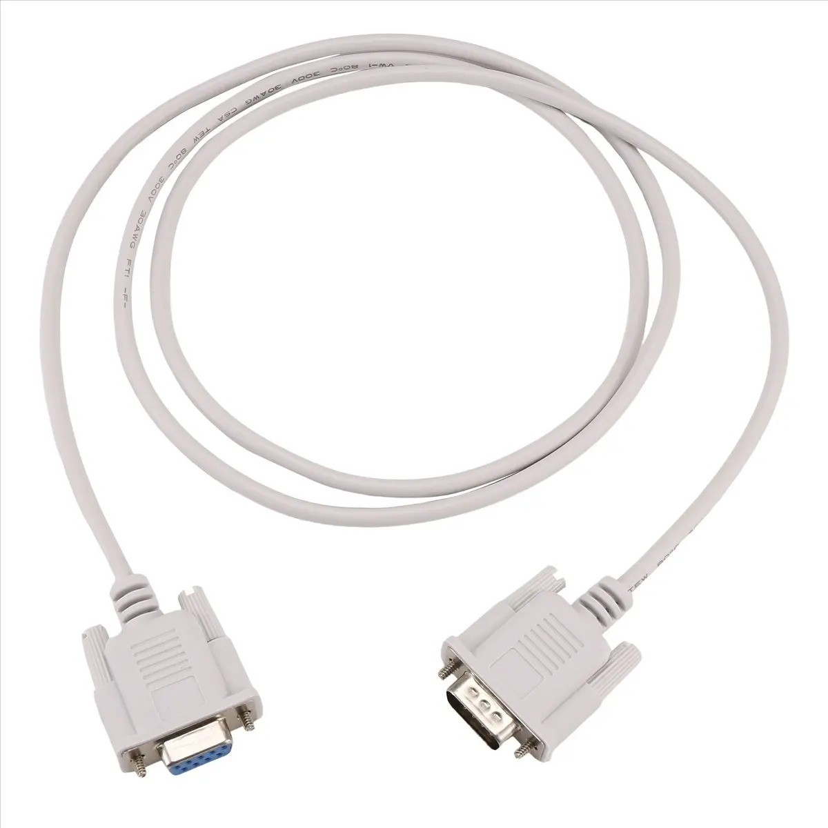 A003 RS232 DB9 9 Pin Male to Female Serial Port Cable Industrial Adapter 1.