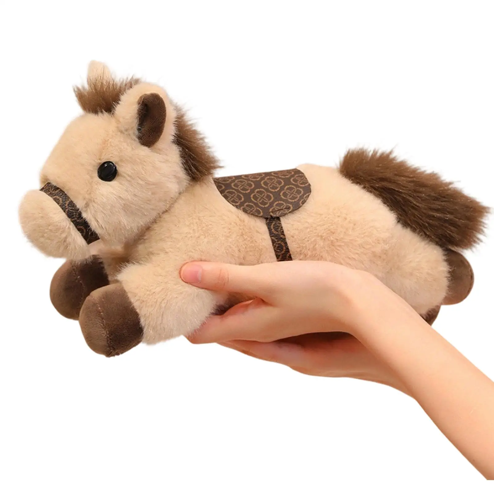 

Horse Stuffed Animal 11.8 Inch Cute Soft Adorable Lying Doll Plush Horse Toys for Adults Families Collectors Girls Kids All Ages