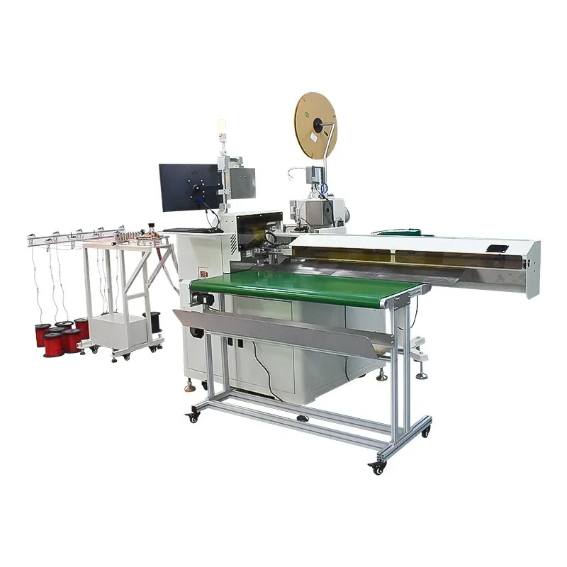 Fully automatic multi-P-position shell piercing machine, peeling, parting and cutting line self-inspection machine