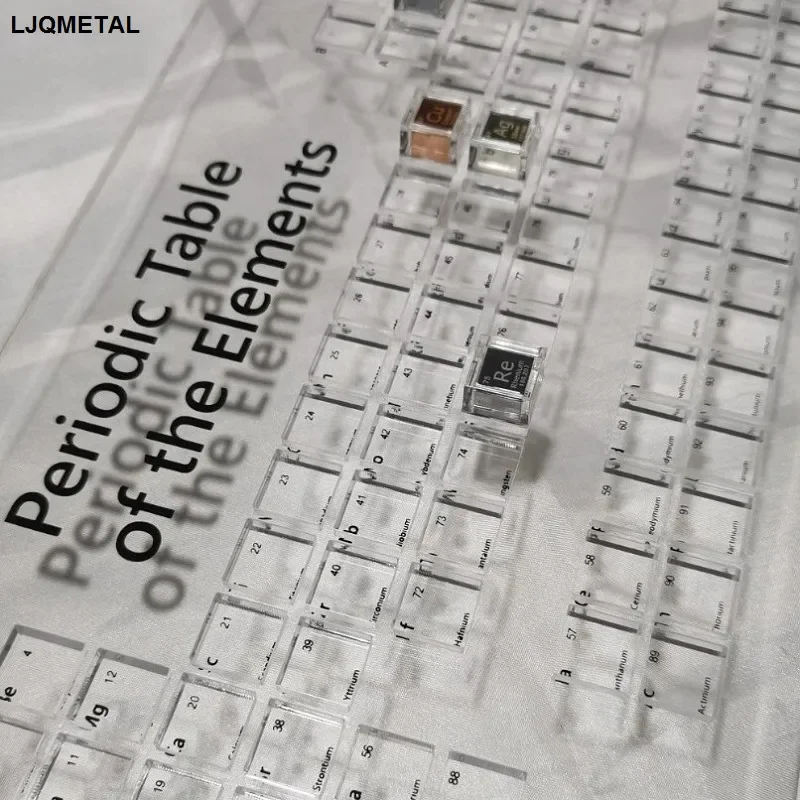 Acrylic Container for 10mm Cube Storage, Periodic Table of Elements Box