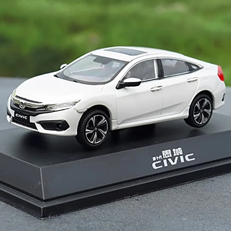 Diecast 1:43 Scale Honda Civic 2020 Alloy car simulation model Collection of Static decoration Souvenir gifts for adult boy