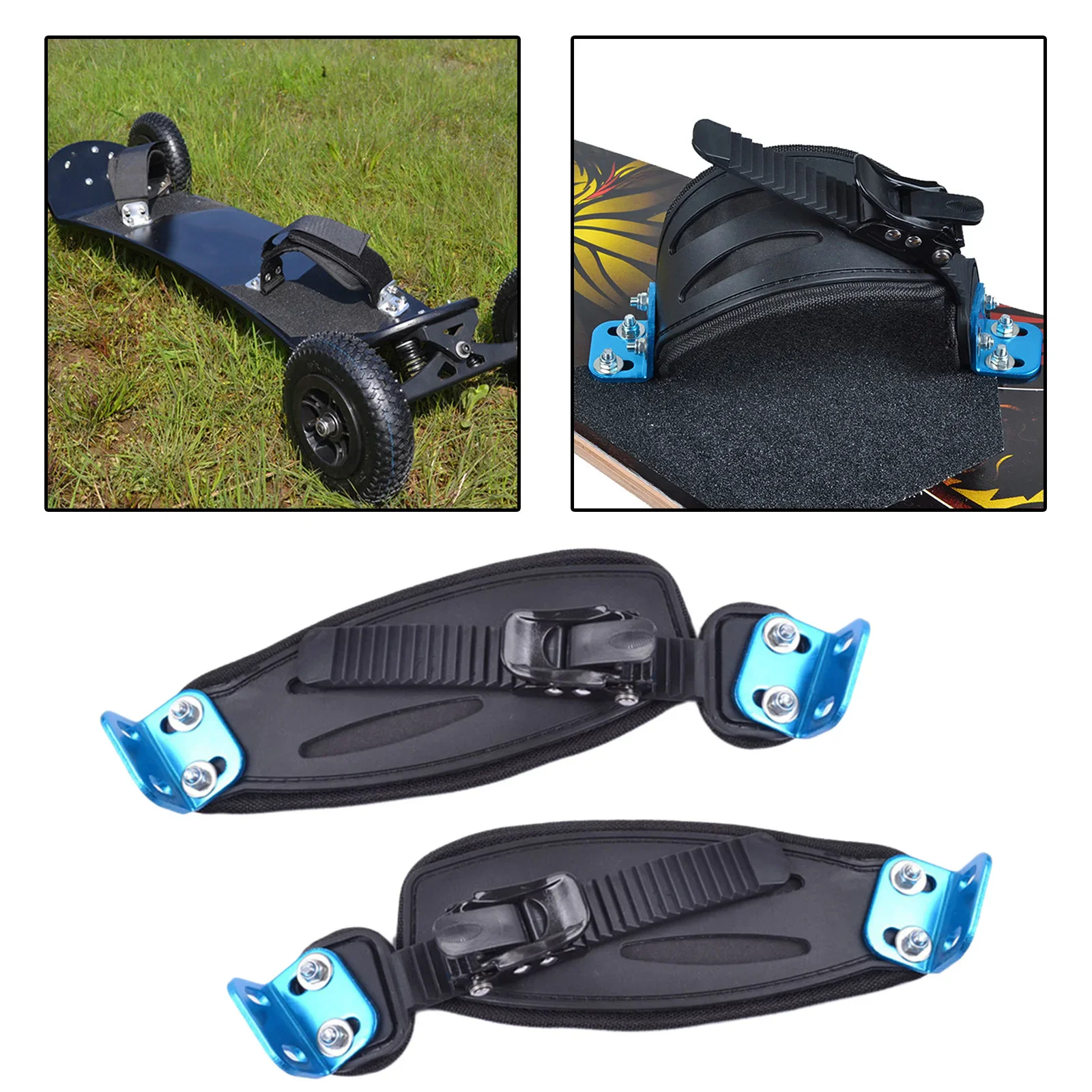 2Pcs Foot Binding Device Fit Well Adjustable Mountain Electric Skateboard Foot Band Strap for Sports Accessories Foot cover