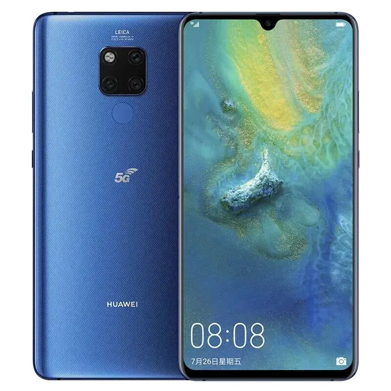 Globalna wersja HUAWEI Mate 20X5G telefon komórkowy 7.2 cal 40MP + 24MP aparat 8GB 256GB Android Google Play sklep telefon komórkowy