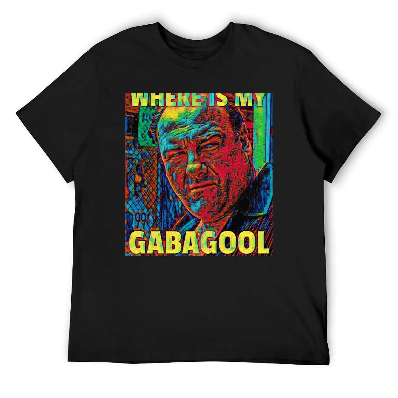

Where's my gabagool funny Meme T-Shirt vintage anime shirt tops cotton graphic tees men clothings