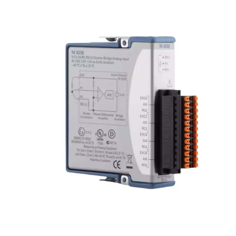 NI 9236 Module 779994-01 8-channel Quarter Bridge Strain Gauge Module in Stock New