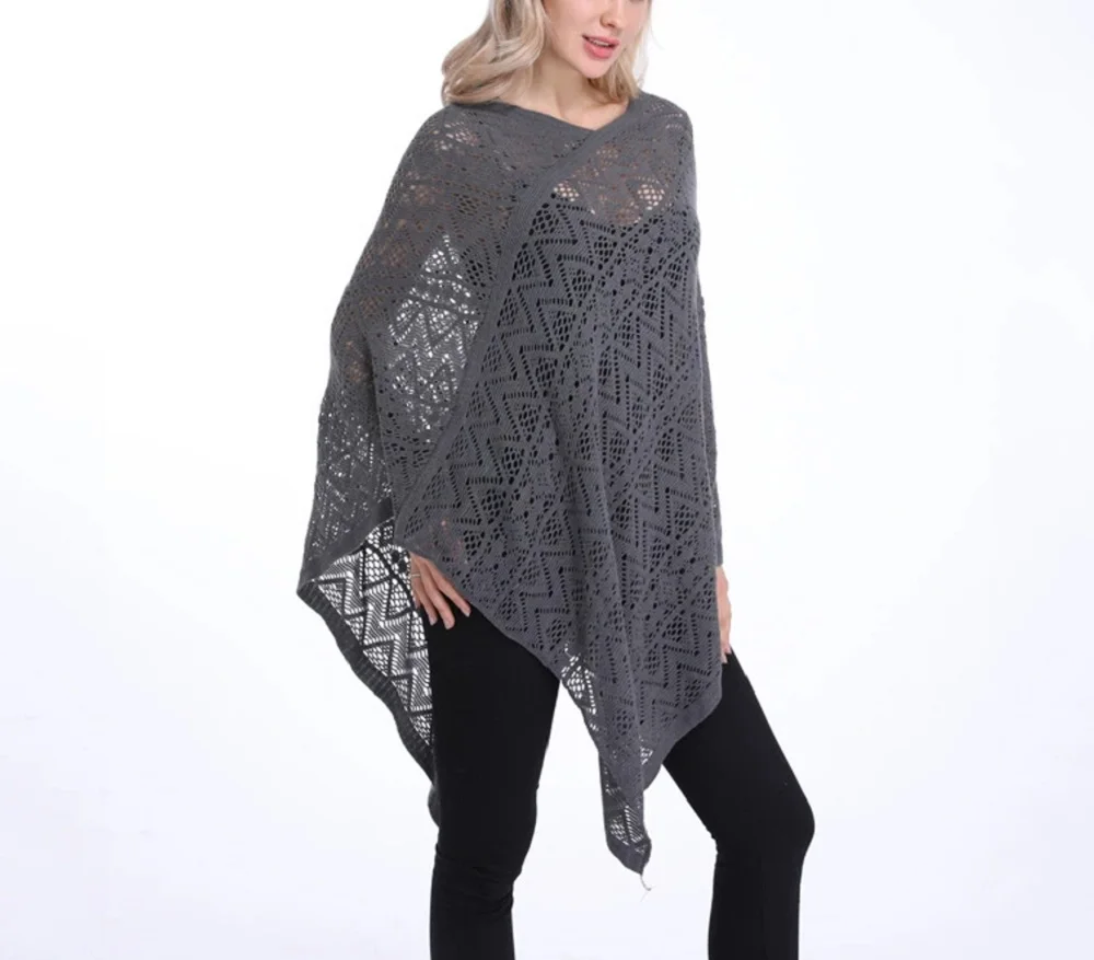 Capa de encaje para mujer, chal hasta la cintura para mamá, accesorio de moda elegante, talla uniforme, estilo informal