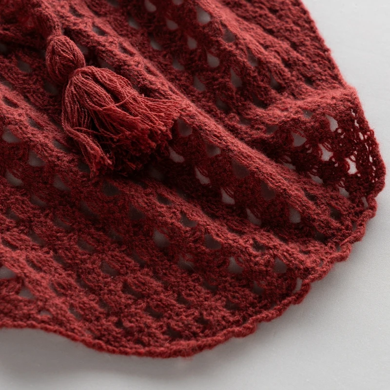 เสื้อคลุมคาร์ดิแกนแคชเมียร์แท้ 100% สำหรับผู้หญิง สไตล์คลาสสิก ฤดูใบไม้ผลิและฤดูใบไม้ร่วง แบบไม่มีแขน แต่งพู่ห้อย คุณภาพสูง ทรงหลวม ดูสง่างาม