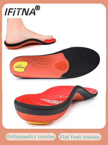 Plantar Fasciitis Orthopedic Sport Insole Men Women Sneaker Flat Feet High Arch Support Orthotic Insoles Plantillas Insert Sole