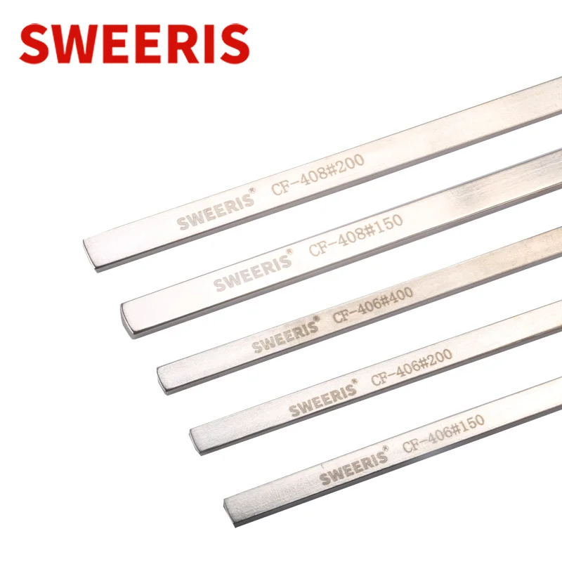 SWEERIS Diamond Flat Hand Files Diamond Files for Metal Stone Carving Craft Plating diamond File Set Hand Tools CF400