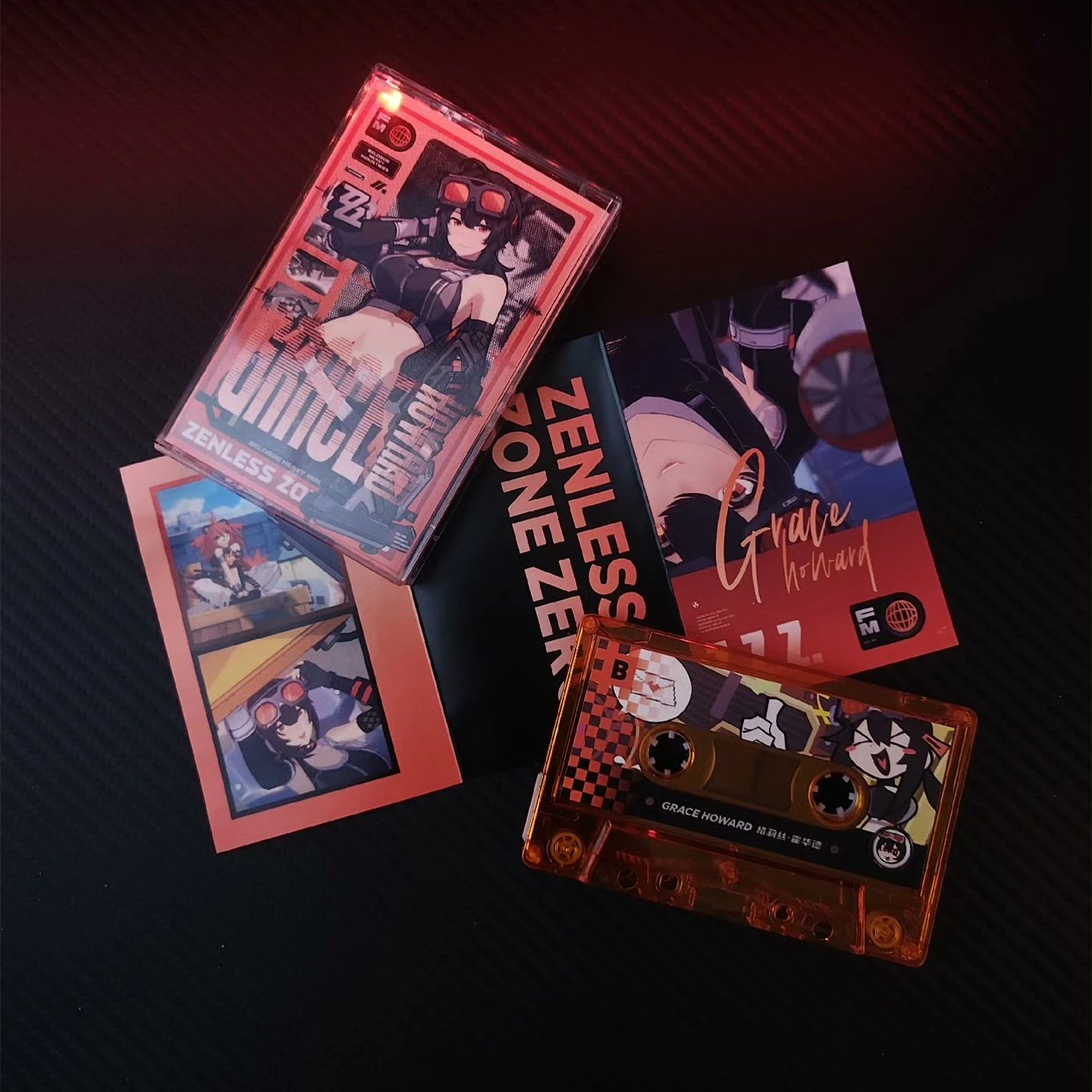 Game Zenless Zone Zero Grace Howard Music Tape Haruka Shiraishi OST Album Cassettes Cosplay Walkman Recorder Car Soundtracks Box