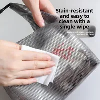 Waterproof Large Drawstring Storage Bag for Swimming Gym Clothes Bathroom Unisex Outdoor Travel Small Toiletry Storage Pouch 2