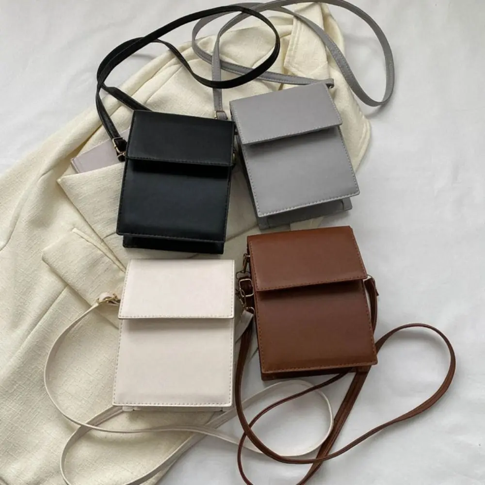 

Модная маленькая сумка через плечо из искусственной кожи, портативная большая вместительная сумка через плечо, простая женская сумка-мессенджер для женщин