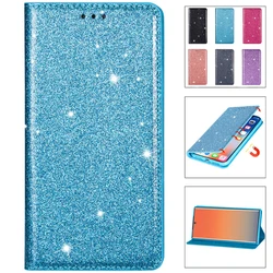 Glitter Wallet Flip Leather Case For Samsung Galaxy S23 Ultra S23 FE S22 Plus S21 FE S20 FE A04 A12 A13 A14 A20 A21S A24 A25 M13