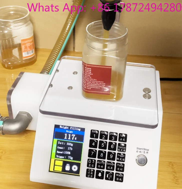 10kg Smart Honey Filling Machine Commercial Gear Pump Automatic Liquid Filler