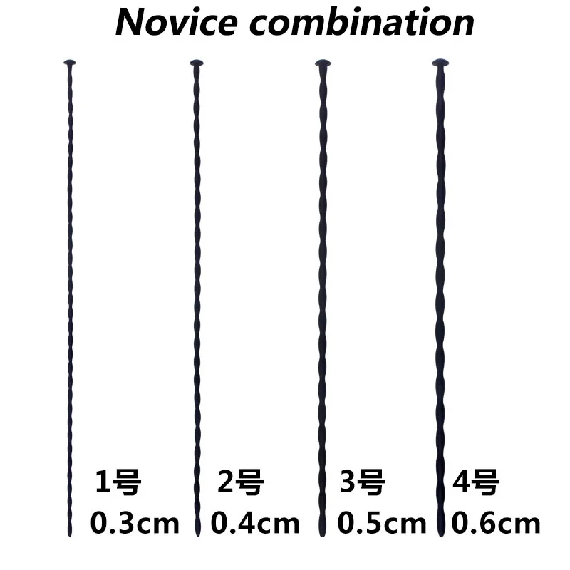 8 قطعة/المجموعة سيليكون طويل الحصان العين قسطرة الإحليل قضيب السبر لعبة استثارة القضيب مجرى البول موسع تحفيز الجنس لعب الكبار للرجال 18