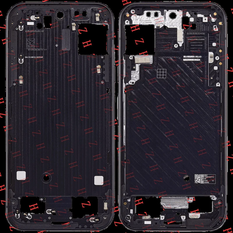 U+ Replacement Mid-Frame Housing Compatible With Google Pixel 9 (Obsidian)