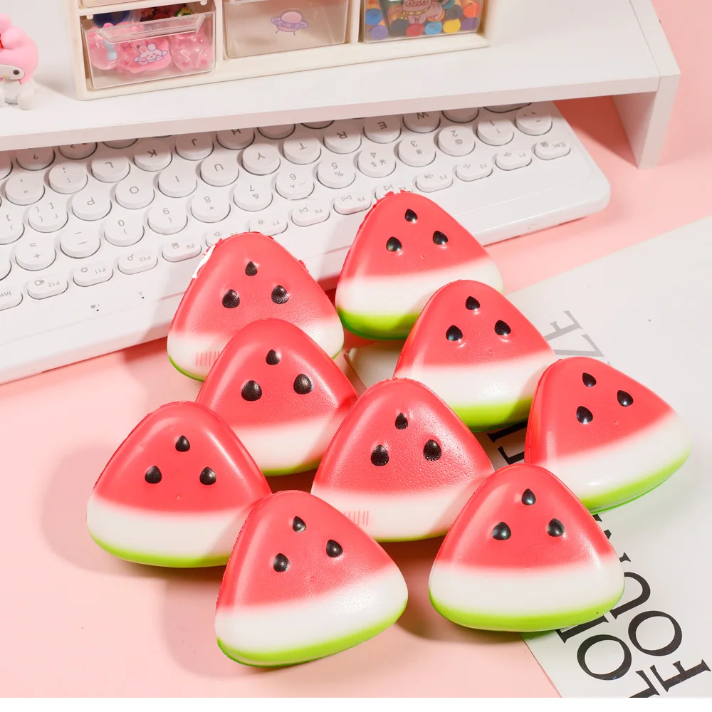 ألعاب البطيخ اسفنجي بطيئة الارتفاع لتخفيف التوتر لعبة ضغط الفاكهة للأطفال هدايا الحفلات طابا اسفنجي #3