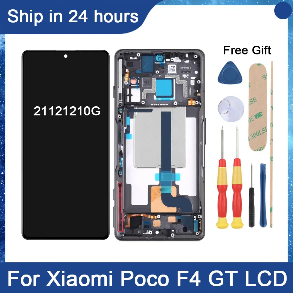 

6.67'' For Xiaomi Poco F4 GT Screen LCD Display Screen Digitizer Assembly For POCO F4 GT 21121210G Display Touch Screen