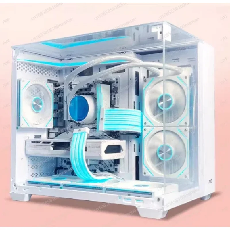 2025 New Style Core I7 14th 14700K 16G DDR5 RTX5060 Gaming PC Desktop with ATX Mid Tower & Fan for Business  and game