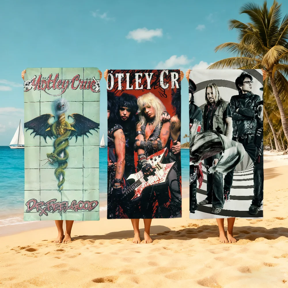 M-Motley-Y Singer C-Crues-S Towel Beach Quick Dry Soft Pool Towels Gift for Travel Gym Shower Camping sports