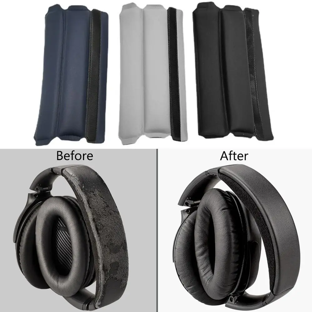 Headband Cover Soft Silicone Headphone Headband Protectors Compatible with for Bose QC25 QC35 II QC45