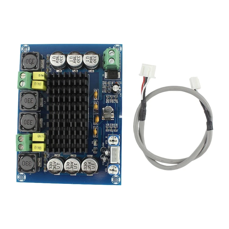 High Power Digital Amplifier Board TPA3116D2 AudioModule 12V-26V Dual Channel 2*120W