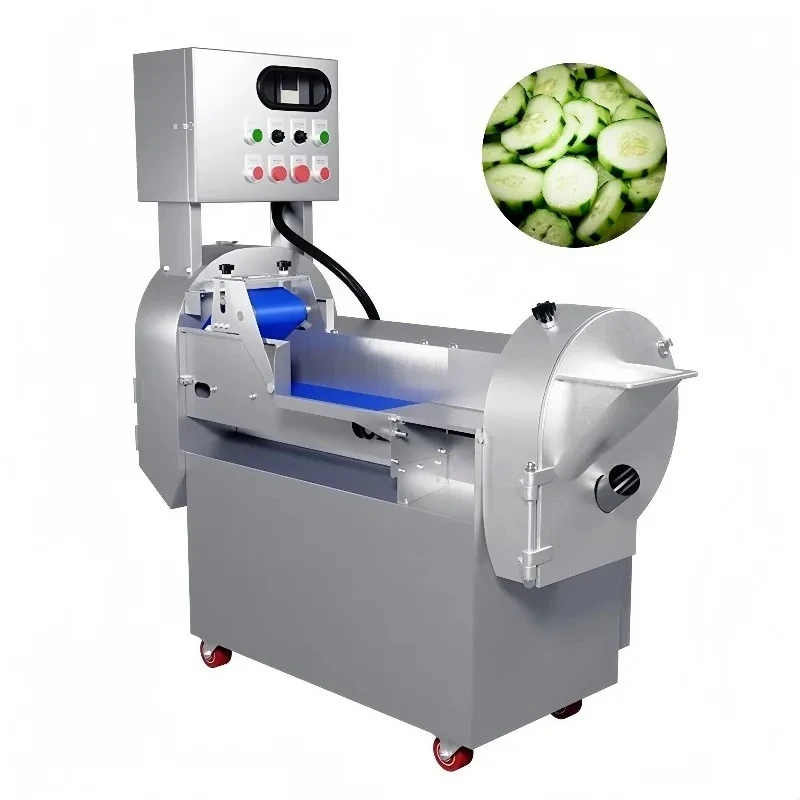 Automatic Multifunction Vegetable Fruit  Cutting Slicing Machine Vegetable Cutter Slicer Potato Cutting Machine