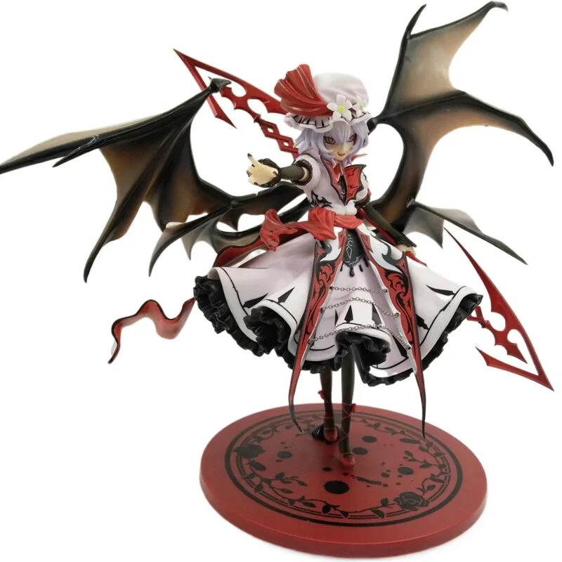 

New 18cm Anime Touhou Project Remilia Scarlet PVC Action Figure Model Toys Collection Doll Gift Black Ver