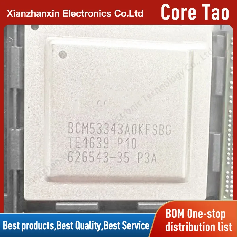 1PCS/LOT  BCM53343A0KFSBG BCM53343A0 BCM53343 FCBGA1006 Ethernet chip IC in stock