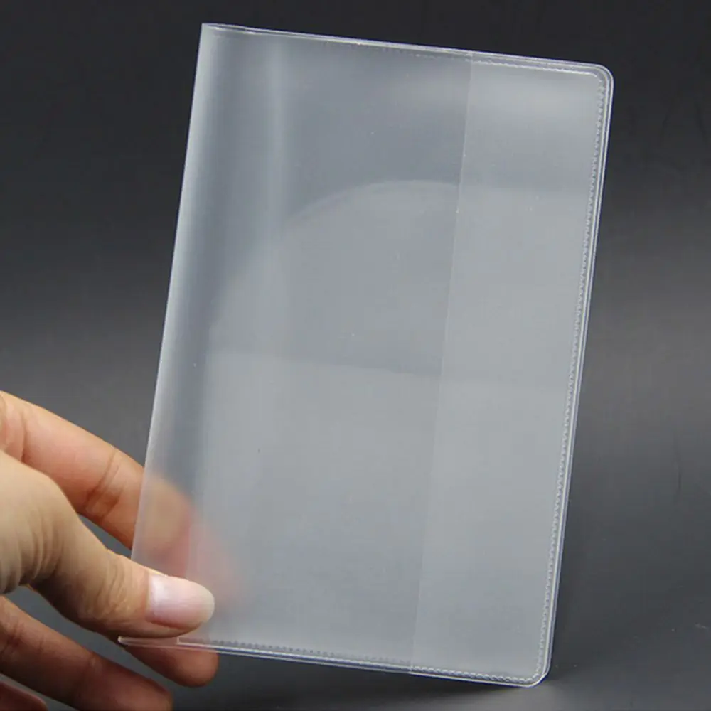 New Protective Travel Organizer Clear Sleeve Waterproof Transparent Passport Case ID Card Protective Case Holder