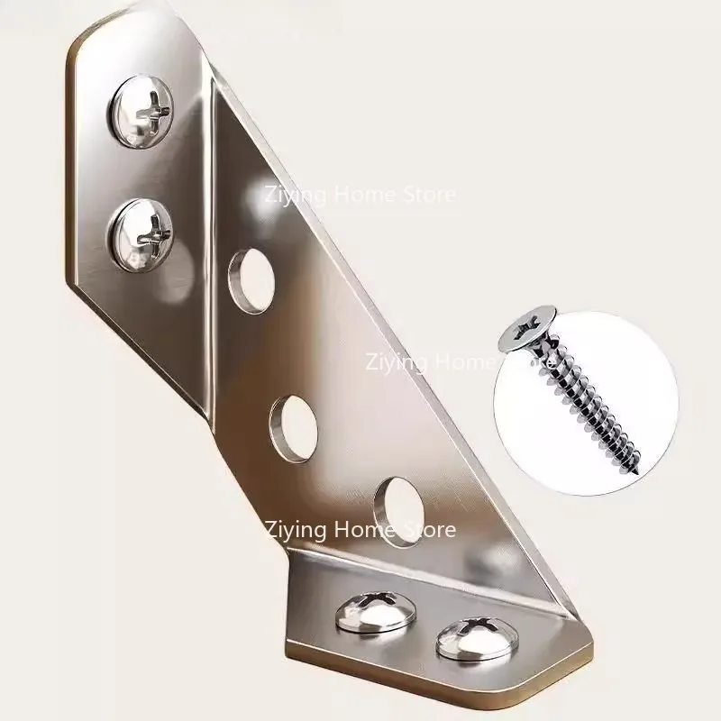 Suitable for Stainless Steel Extra Thick Angle Bracket, Cabinet Accessories, and Right Angle Fixators