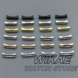 20mm Stainless Steel Curved End Link Fit 20mm Width Lug Watch Bracelet Connector For Jubilee Oyster Watchband Adapter Watch Part