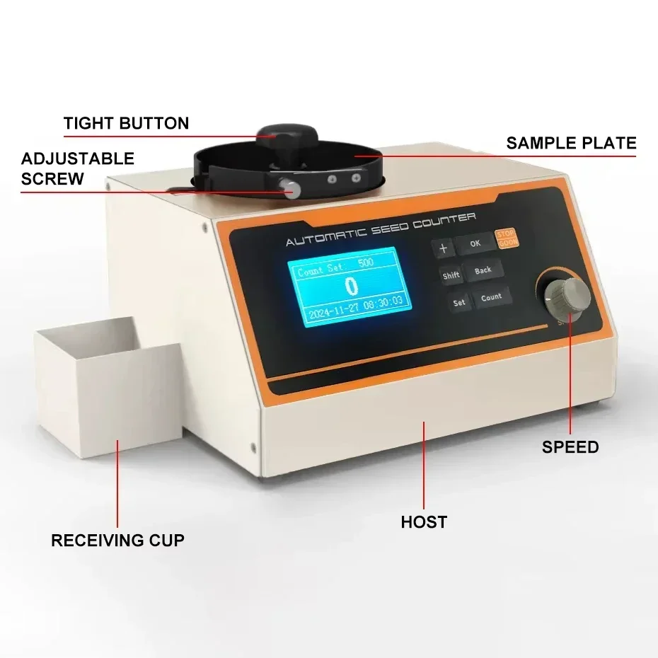 Automatic Seed Counter Sly-C Plus Vacuum Digital Counting Machine for Grains Coun Rice Wheat Sorghum Corn Vegetables