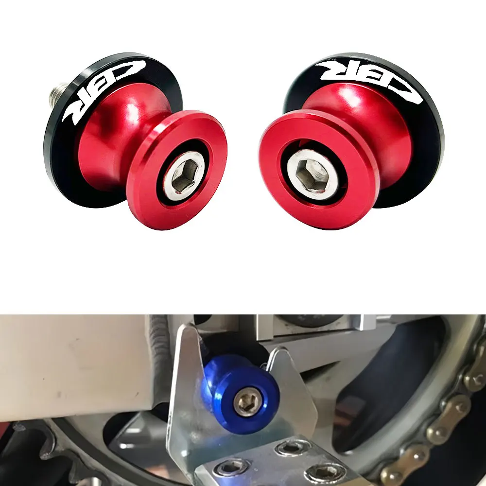 لهوندا CBR600RR CBR1000 954RR 900RR 250R 300R 500R 400RR 650R دراجة نارية Swingarm بكرات حامل خلفي مسامير المتزلجون #1