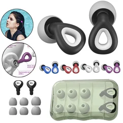 Soundproof Earplugs sleep noise canceling ear plug Silicone Ear Muffs Noise Protection Sound Blocking ear plugs pool accessories