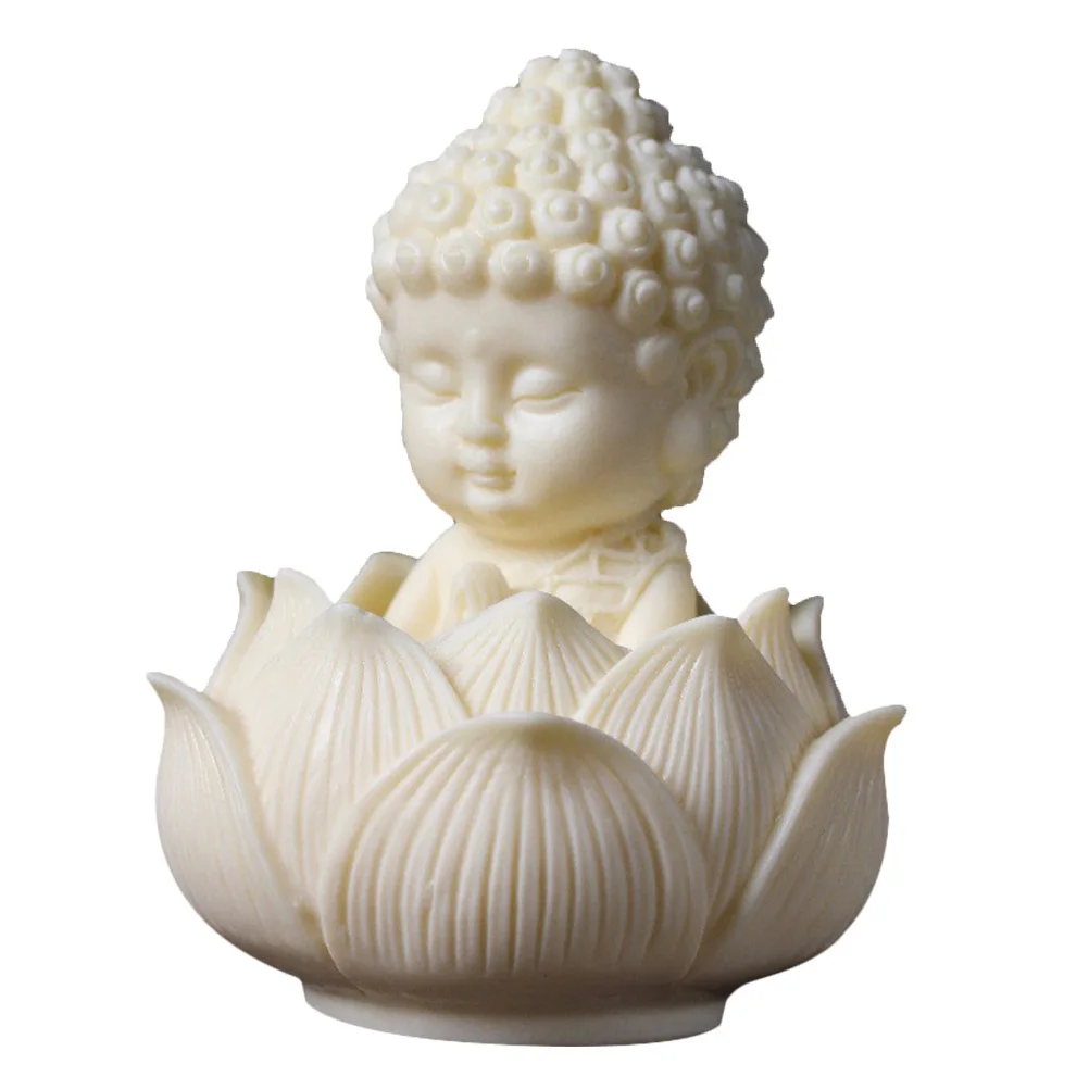 

1Set Resin Craft Buddha Statue Exquisite Desktop Sculpture Decorative Home Office Garden Buddha Decor Resin Craft Figurine