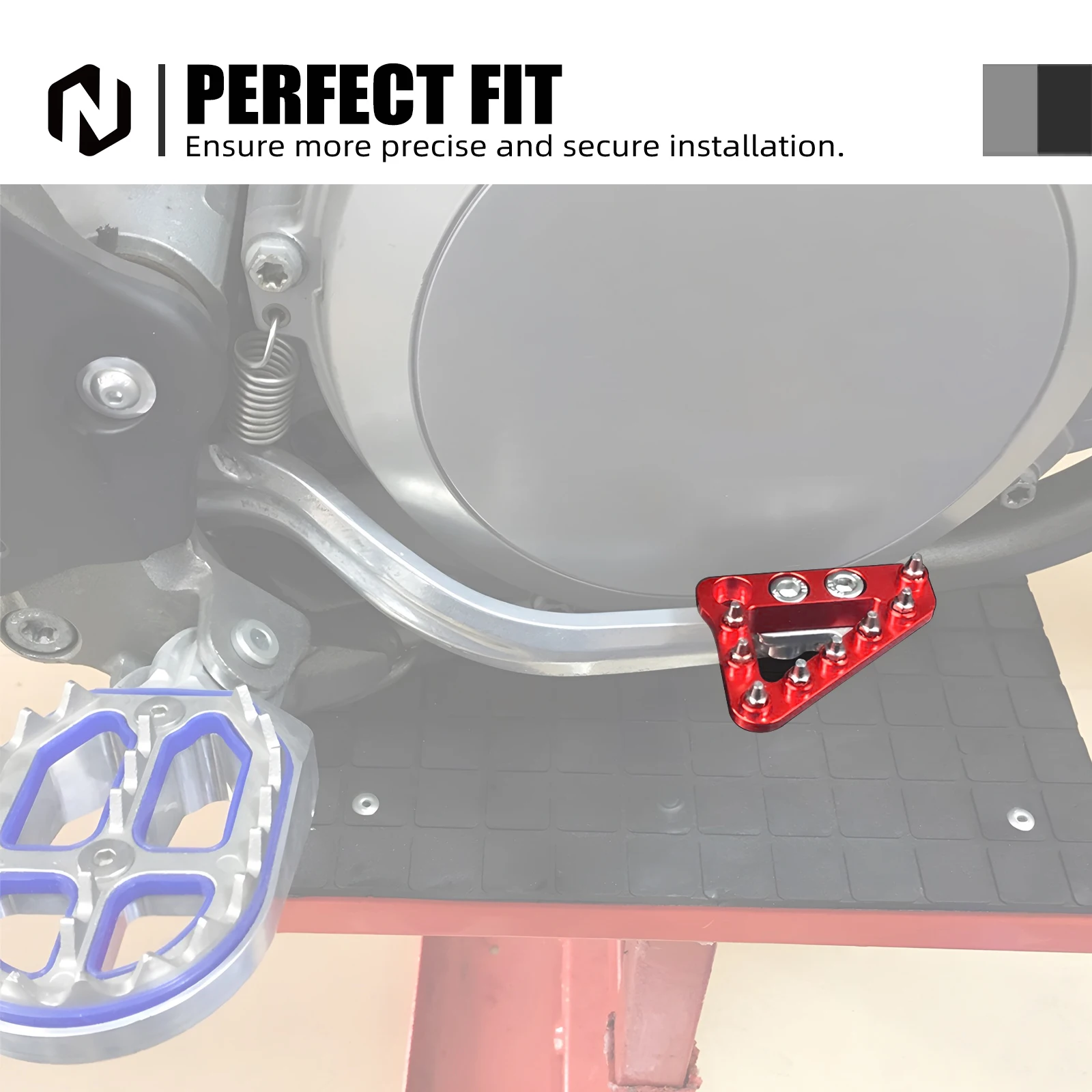 NICECNC For Beta RR 300 2013-2020 Rear Brake Pedal Lever Step Plate Tip RR 200 250 RR RR-S RS 390 430 450 480 500 X-Trainer 300