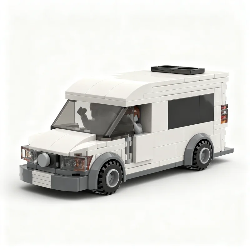 215pcs MOC Mercedesesed Sprinter City Cargo Model Building Blocks Architecture Idea DIY Birthday Creative Christmas Gifts Toys
