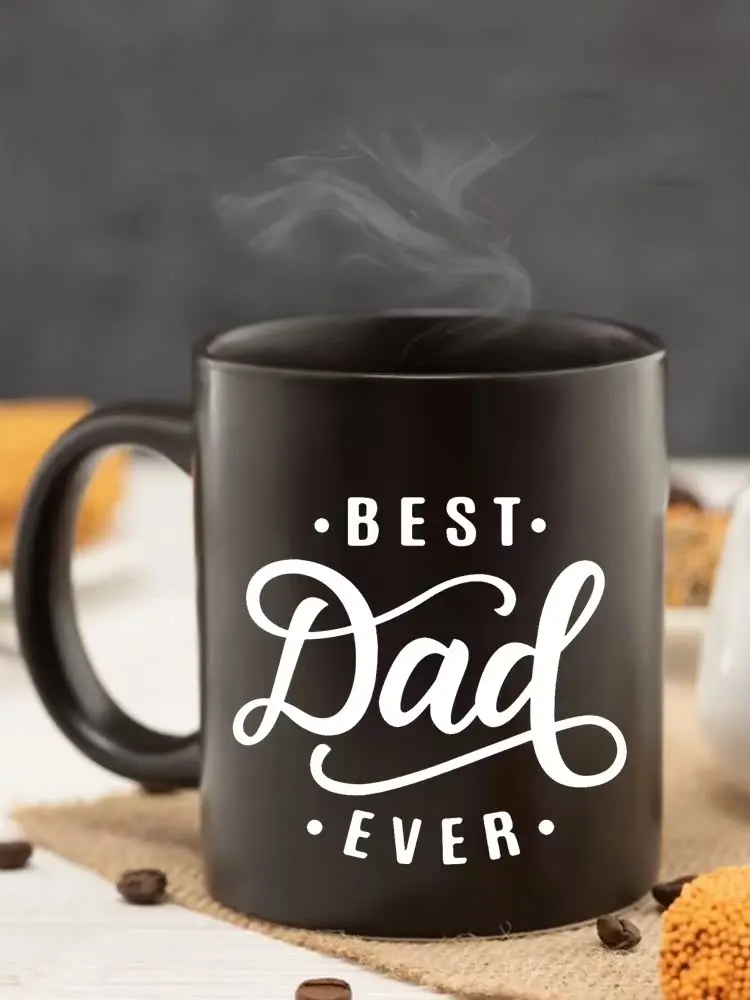 Best Dad Ever Bla Cerc Mugs Father's Day Gift Coffee Cups European Sle Adult Paage Deal Office Home Living Room