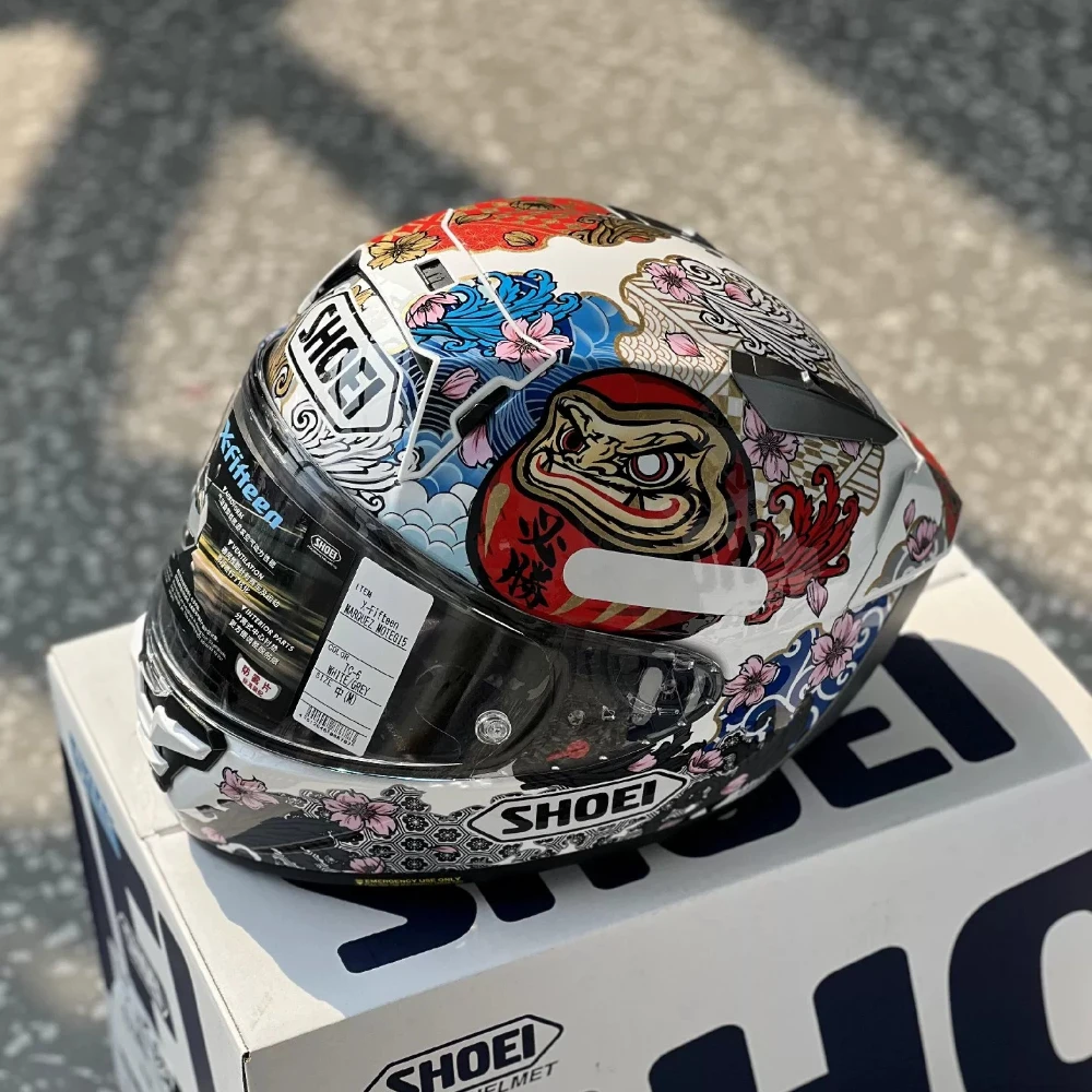 SHOEI X15 White Full Face Street Motorcycle Helmet. SHOEI X15 Fifth-Generation Lucky Cat White X15 helmet