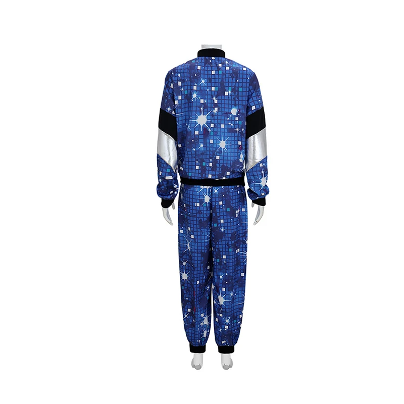 Аниме 90-х 80-х годов хиппи диско костюм уличная танцевальная форма косплей ретро фэнтезийное нарядное платье праздничная одежда винтажный спортивный костюм Cos