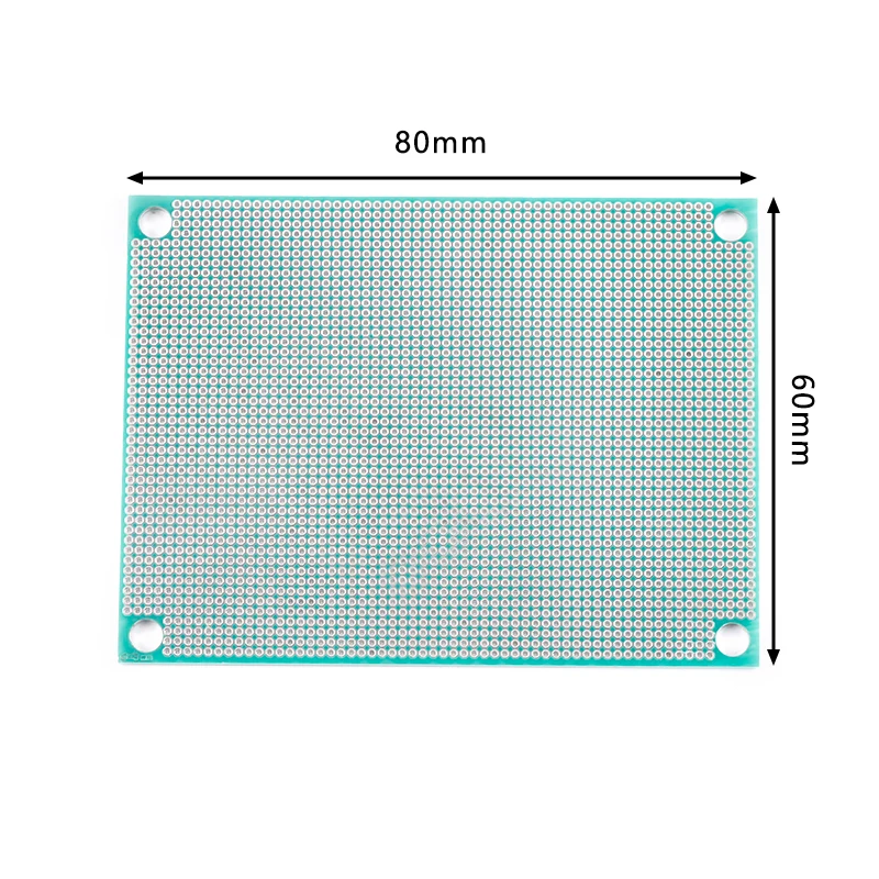 2pcs  6x8CM 1.27MM Pitch Double Sided Universal Experiment Board 6*8CM DIY PCB Test Board