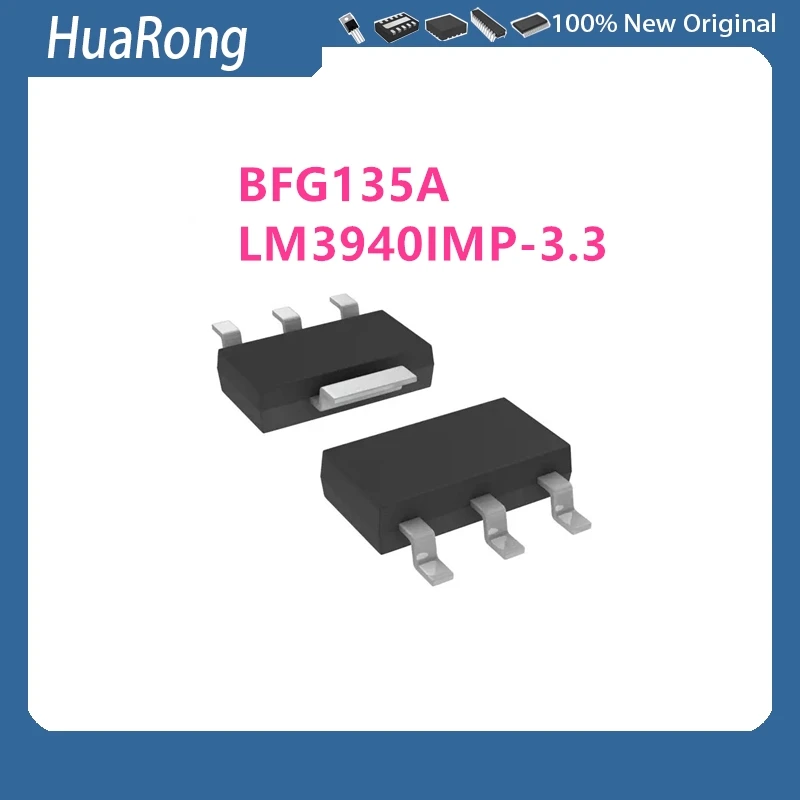 50Pcs/Lot BFG135 BFG135A LM3940IMP-3.3 LM3940IMP L52B SOT-223