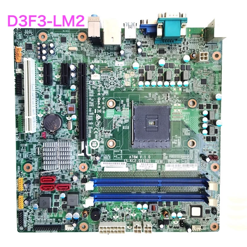 

Suitable For Lenovo B5900 M5900 M5790N A5700K Motherboard D3F3-LM2 A78M V1.0 15-KC2-011001 Mainboard 100% Tested OK Fully Work