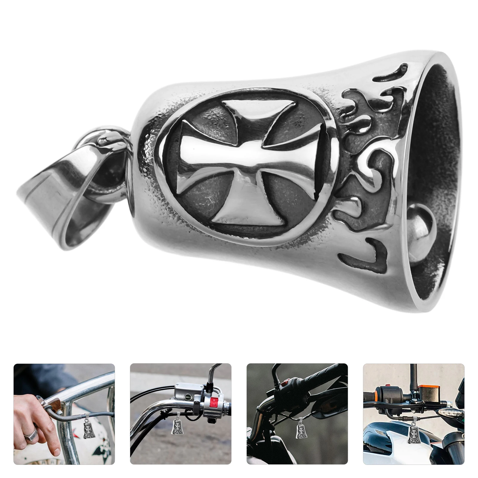 

Retro Motorcycle Vintage Luck Durable Decorative Cycling Lucky Charm Bike Accessory Easy Installation Road Cycling Snowmobile
