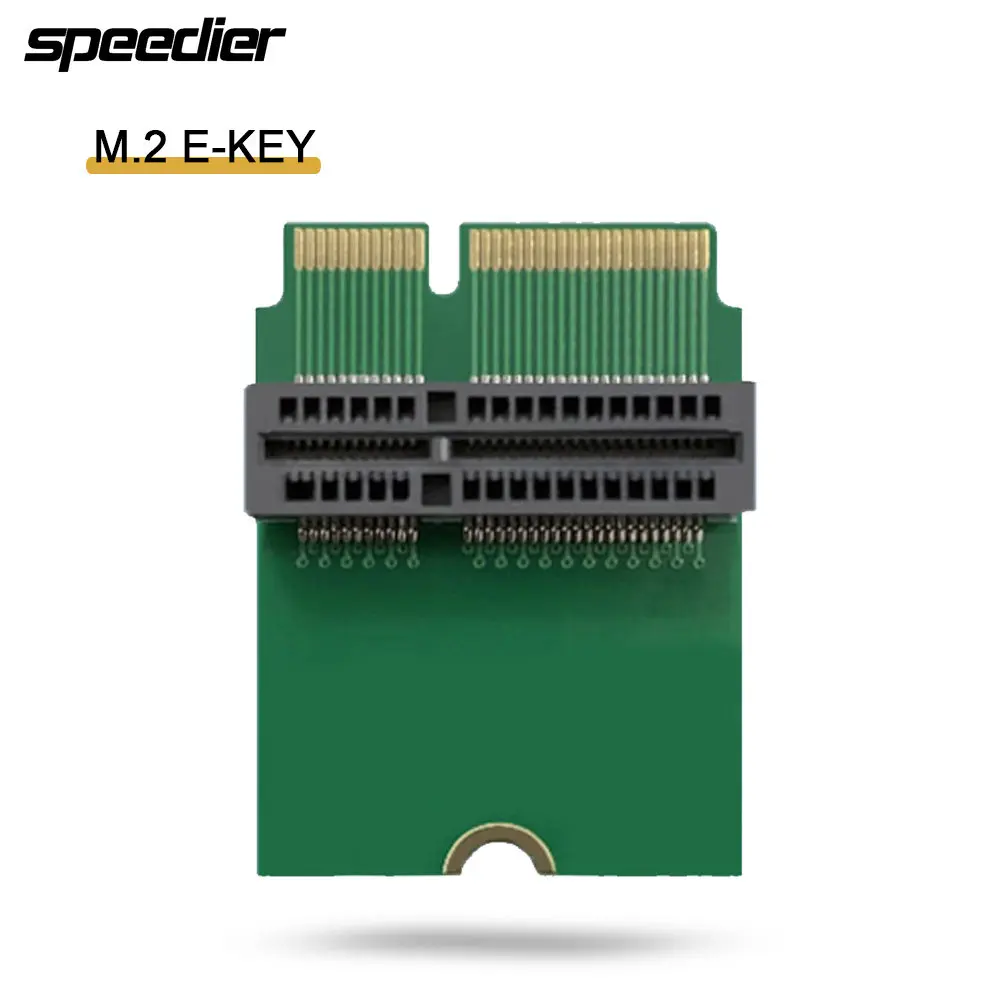 Vertical M.2 E-Key 90 Degree Right Angled Adapter Card Nic Fixed-Free M2 Switchboard