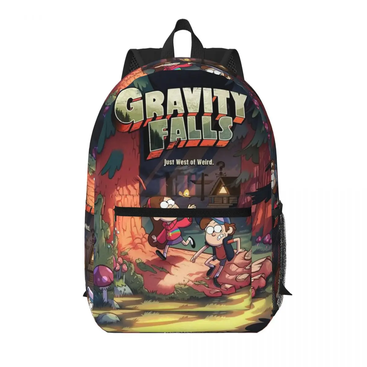 Gravitys Falls Student Backpack School Bag Hiking Travel Daypack for Men Women Bookbag Shoulder Bags