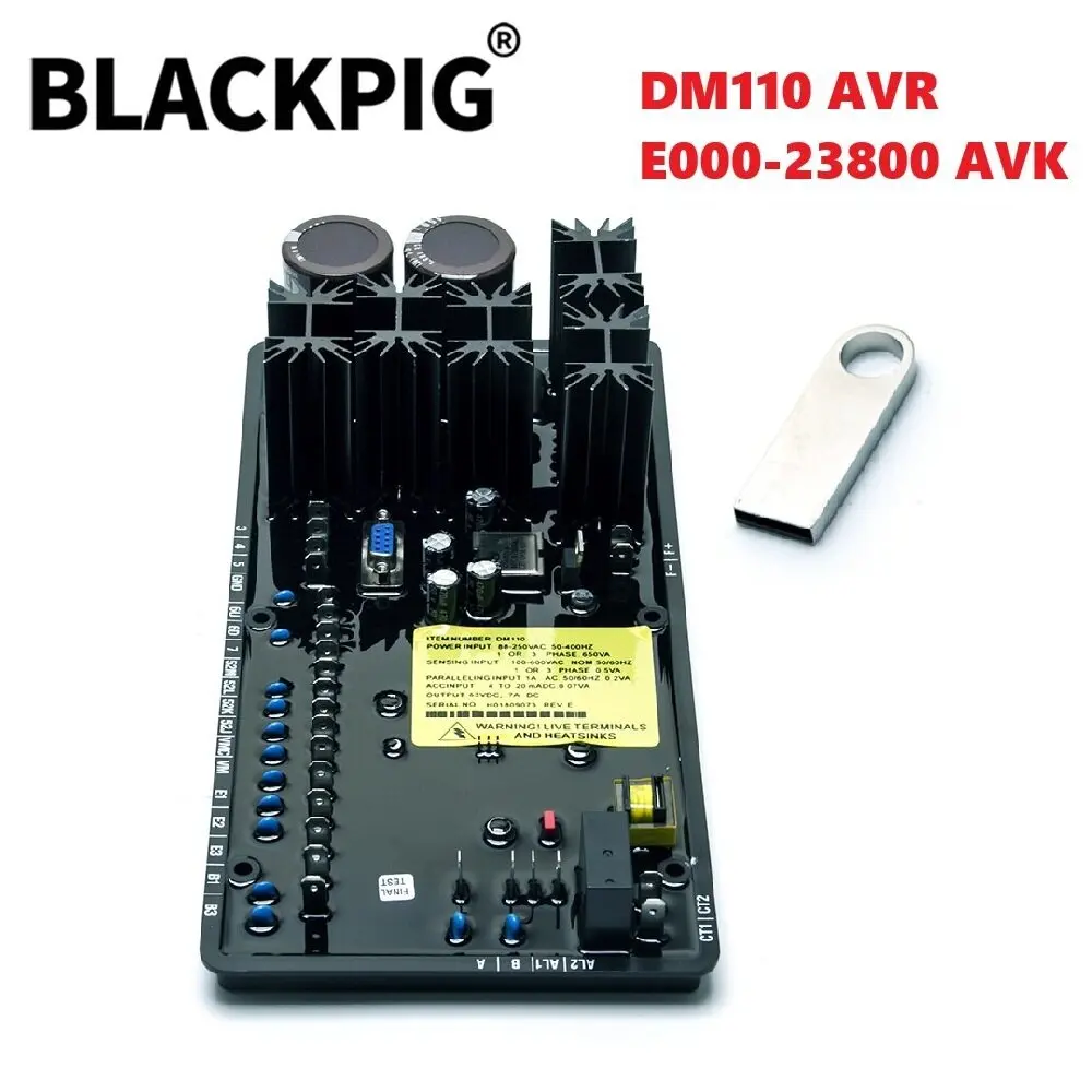 

100% New China Made DM110 AVR E000-23800 AVK Stamford Generator Automatic Voltage Regulator Stabilizer Compatible Original